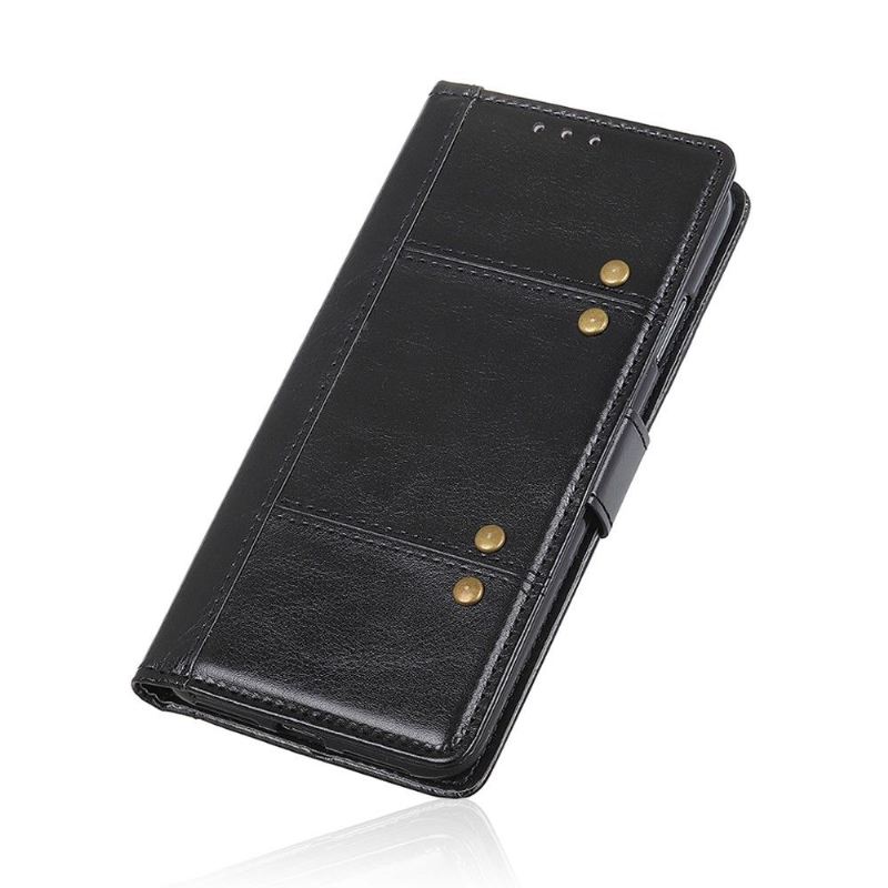 Case Für Sony Xperia L4 Flip Case Premium Mit Nieten