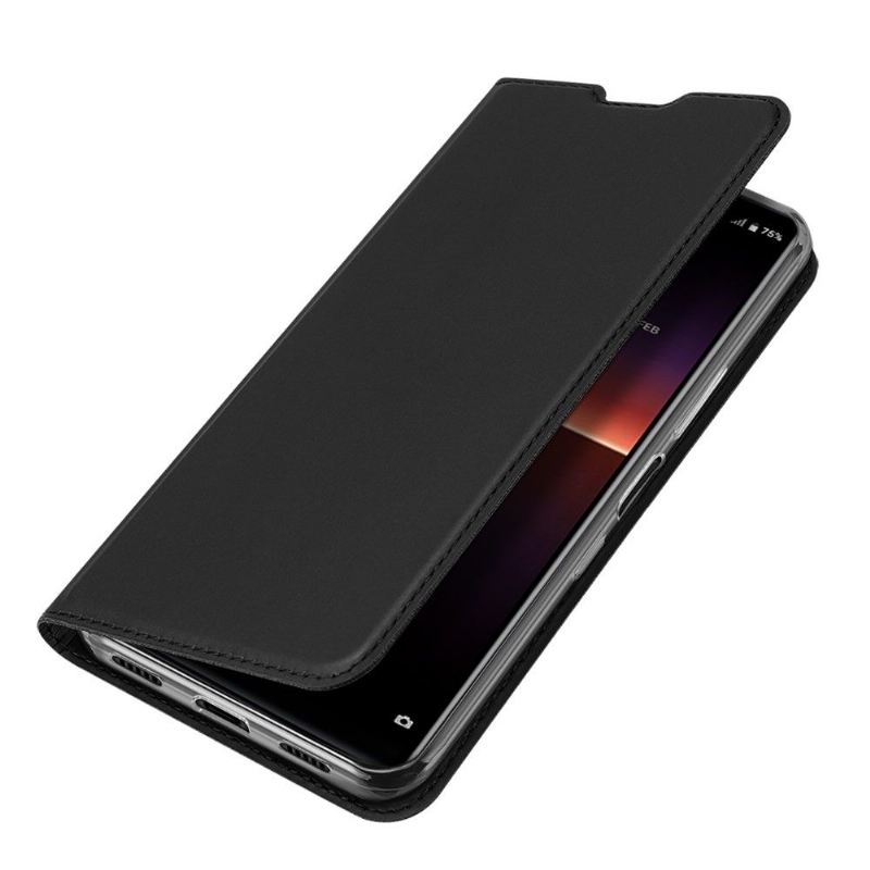 Flip Case Für Sony Xperia L4 Satinierte Beschichtung