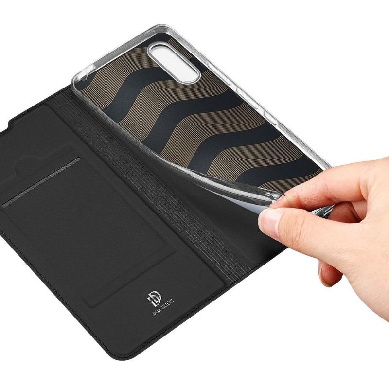 Flip Case Für Sony Xperia L4 Satinierte Beschichtung