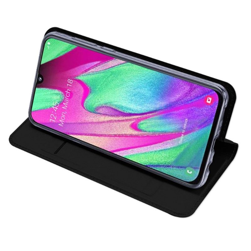 Case Für Samsung Galaxy A40 Business-lederimitat