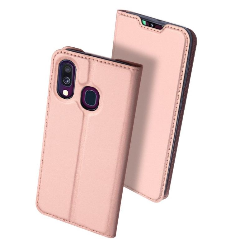 Case Für Samsung Galaxy A40 Business-lederimitat