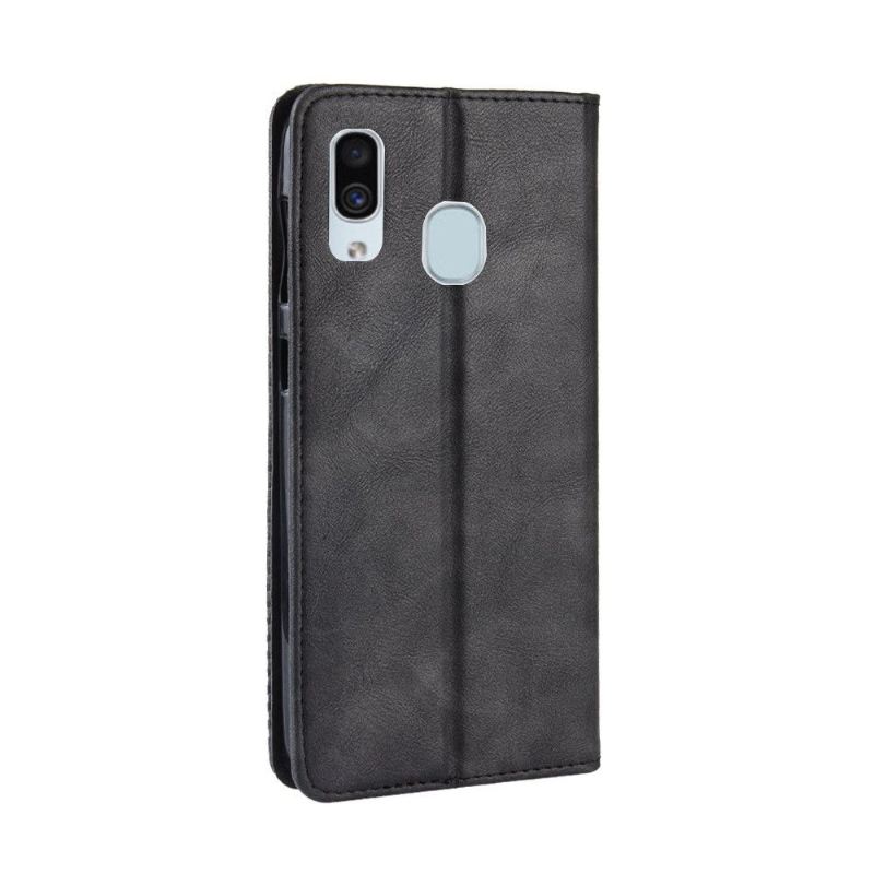 Case Für Samsung Galaxy A40 Lederstil Le Cirénius