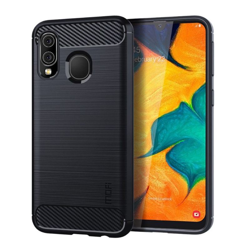 Hülle Für Samsung Galaxy A40 Gebürstetes Mofi