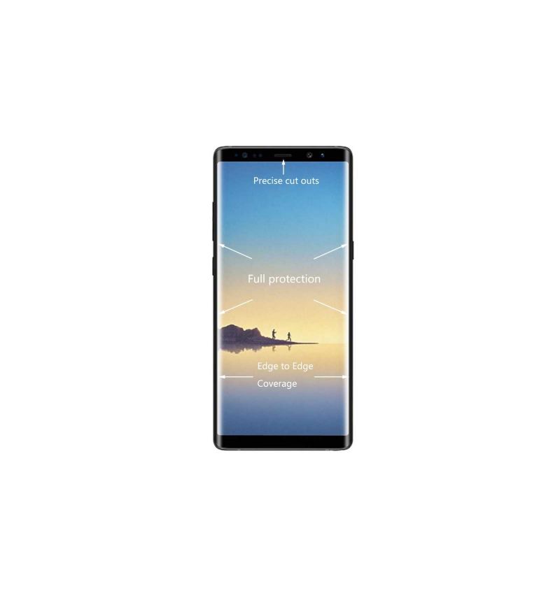 Samsung Galaxy Note 8 Displayschutzfolie Aus Gehärtetem Glas In Voller Größe