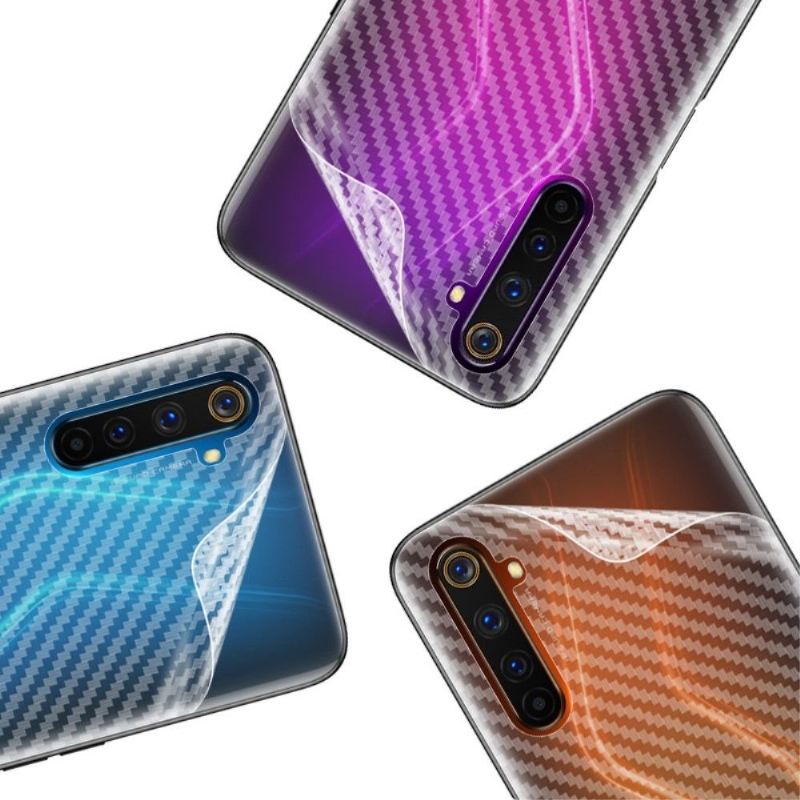 Carbon Heckfolien Für Realme 6 Pro (2 Stück)