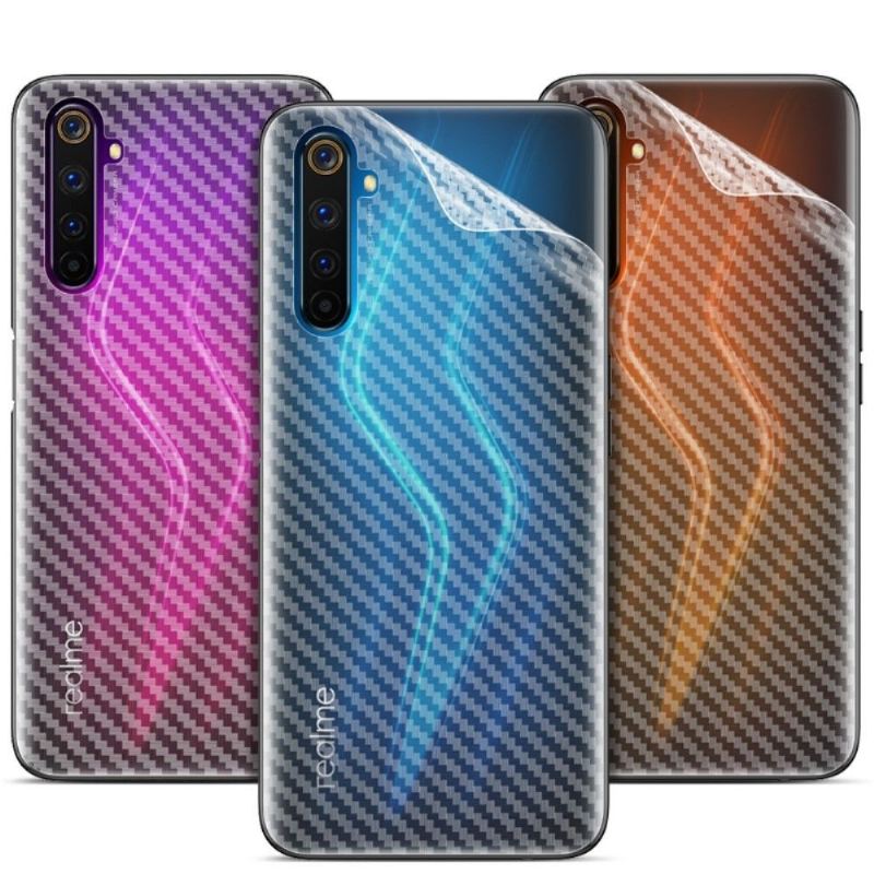 Carbon Heckfolien Für Realme 6 Pro (2 Stück)