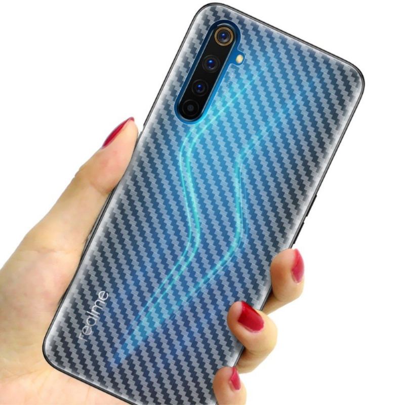 Carbon Heckfolien Für Realme 6 Pro (2 Stück)