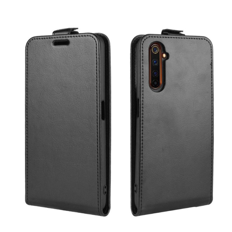 Flip Case Für Realme 6 Pro Flip Case Vertikales Kunstleder