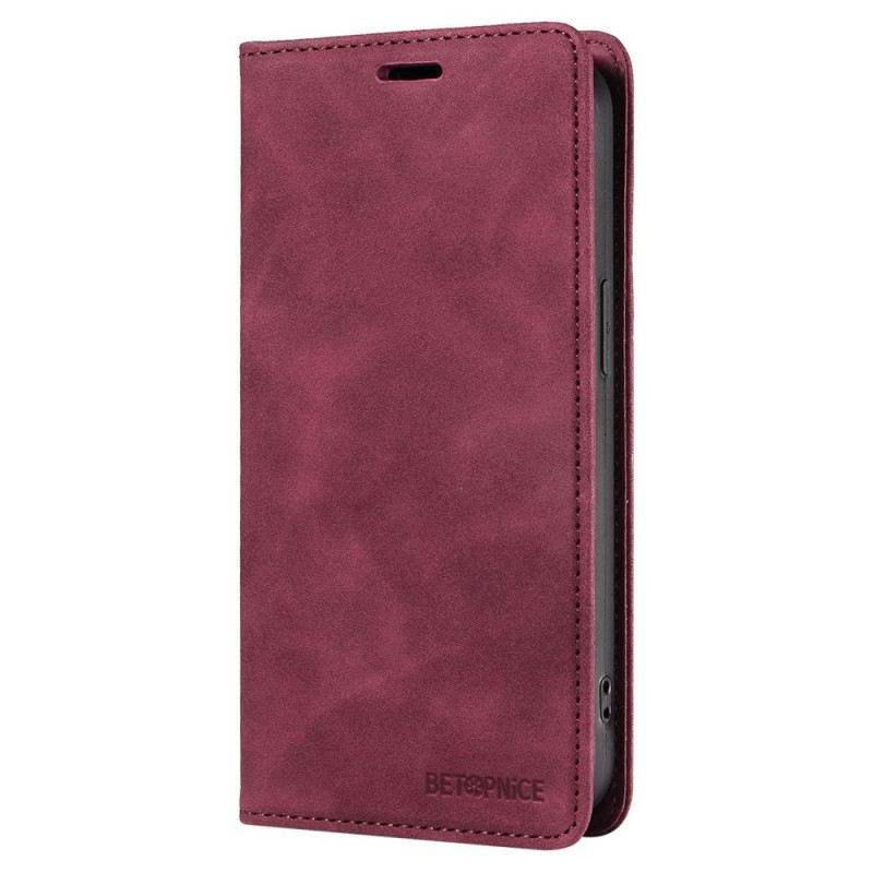 Flip Case Oppo Reno 11 5g Betopnice Rfid-blockierung In Wildlederoptik