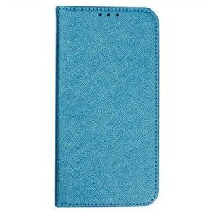 Flip Case Oppo Reno 11 5g Handyhülle Kreuztextur