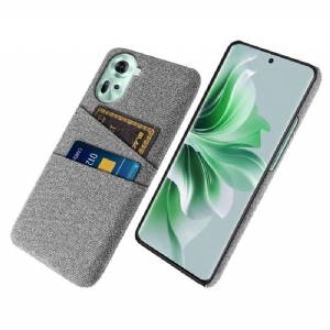 Hülle Oppo Reno 11 5g Kartenhalter Aus Stoff