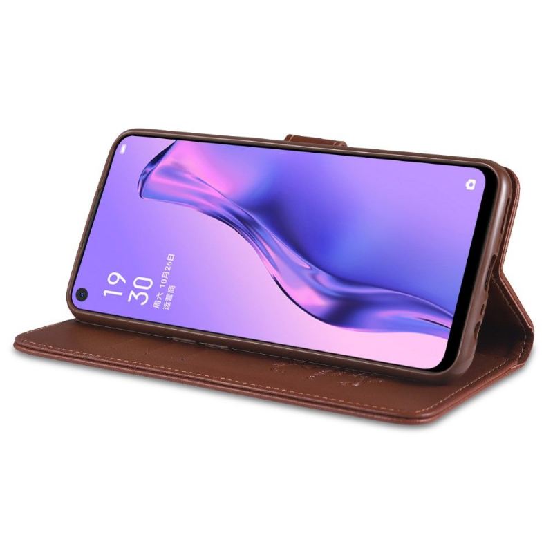 Flip Case Für Oppo A53 Azns-ledereffekt