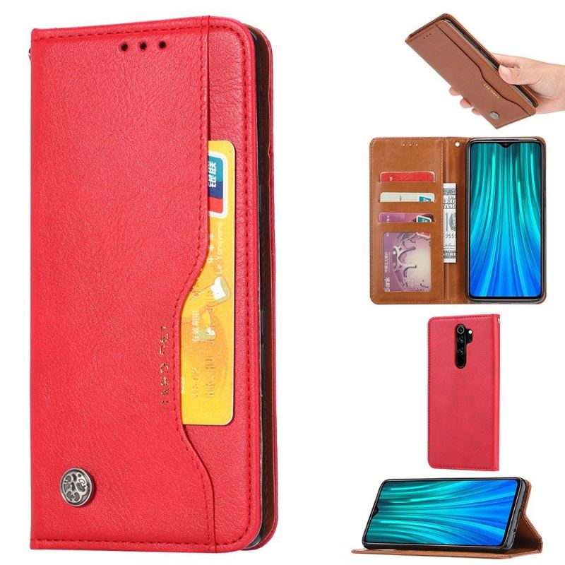 Flip Case Für Xiaomi Redmi Note 8 Pro Standetui In Lederoptik