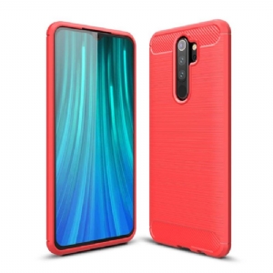 Handyhülle Für Xiaomi Redmi Note 8 Pro Karbongebürstetes Gel