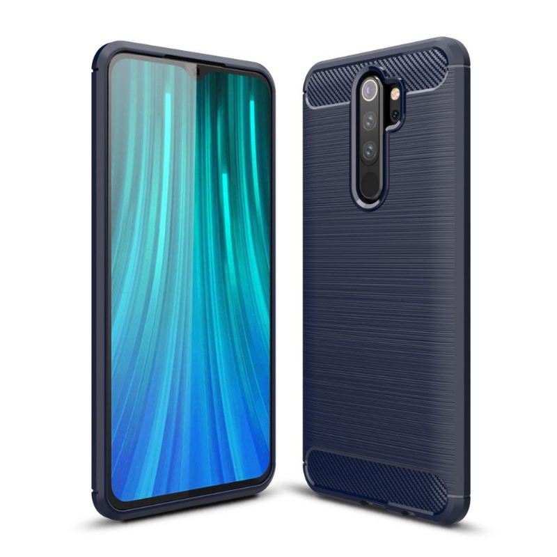 Handyhülle Für Xiaomi Redmi Note 8 Pro Karbongebürstetes Gel