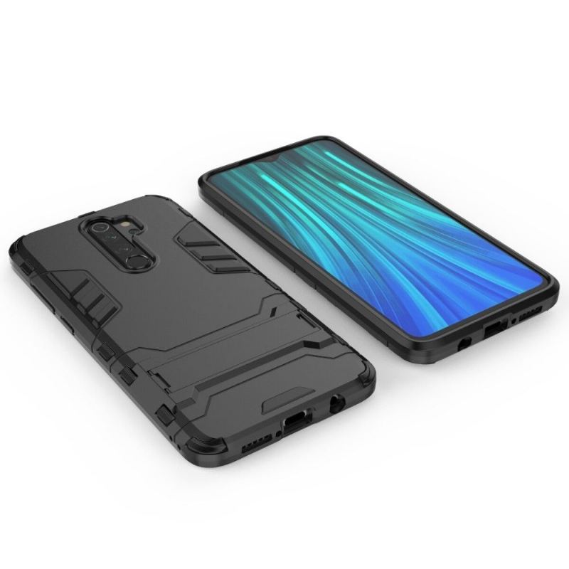 Hülle Für Xiaomi Redmi Note 8 Pro Cool Guard Stoßfest Mit Integriertem Ständer