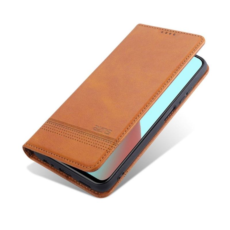 Case Für Xiaomi Redmi Note 9T Flip Case Azns Kunstleder