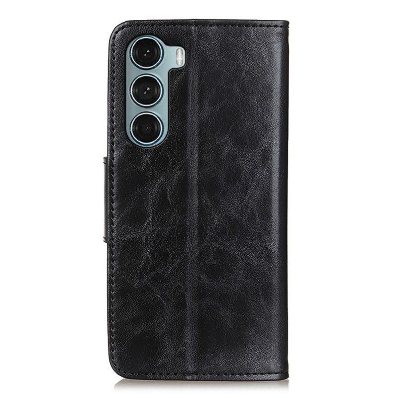 Flip Case Für Moto G200 5G Reversibler Magnetverschluss