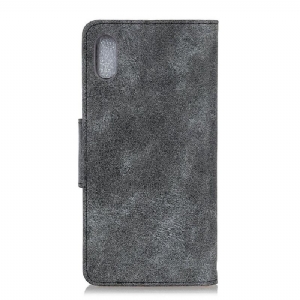 Case Für Xiaomi Redmi 9A Edouard Kunstleder Vintage