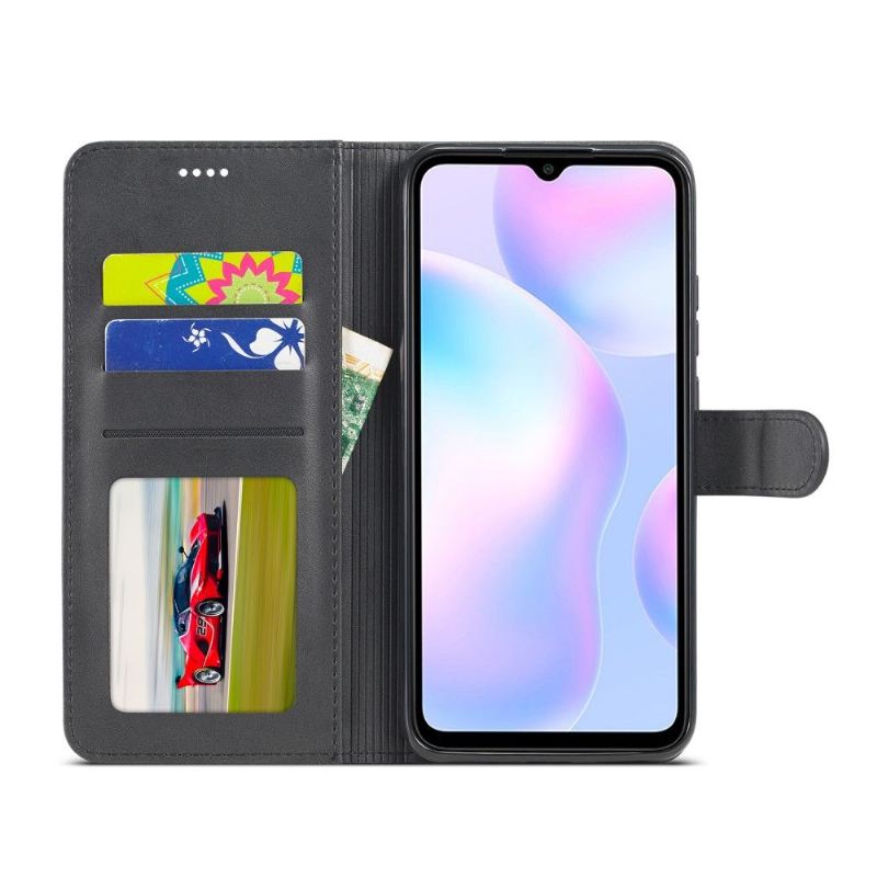 Flip Case Für Xiaomi Redmi 9A Ledereffekt Lc.imeeke