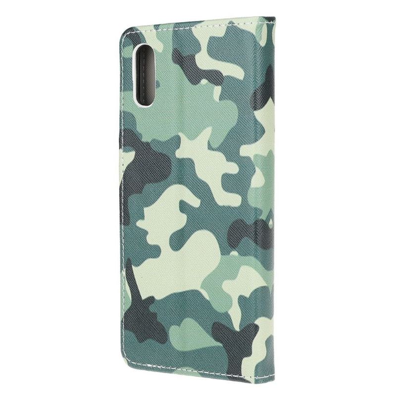 Flip Case Für Xiaomi Redmi 9A Militärische Tarnung