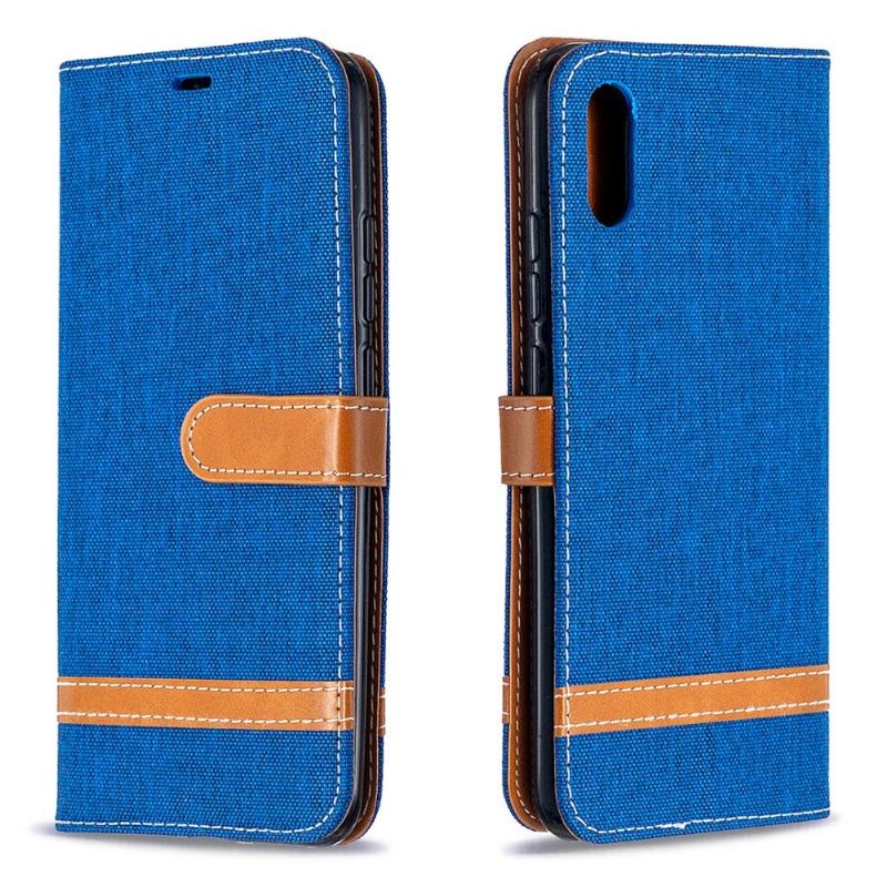 Flip Case Für Xiaomi Redmi 9A Stoffbezug