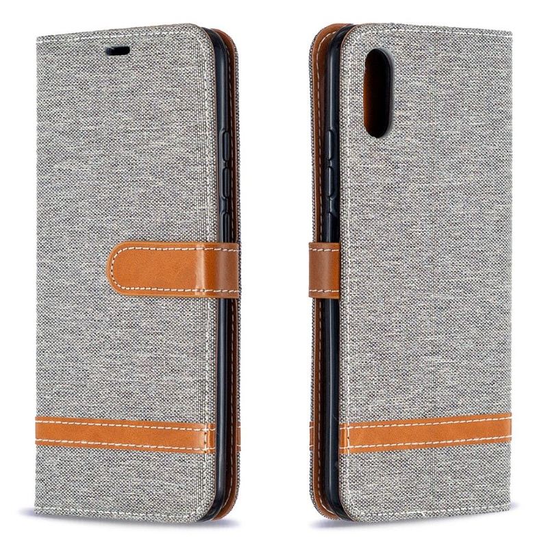 Flip Case Für Xiaomi Redmi 9A Stoffbezug