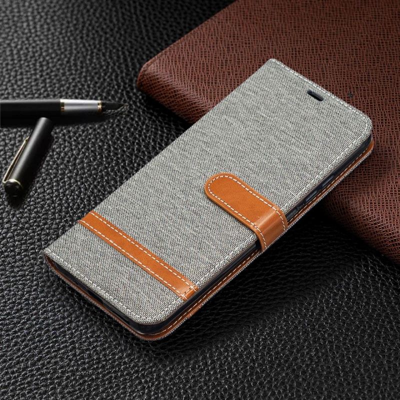 Flip Case Für Xiaomi Redmi 9A Stoffbezug