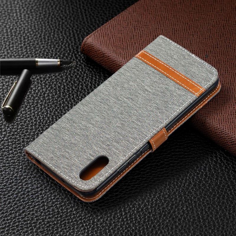 Flip Case Für Xiaomi Redmi 9A Stoffbezug