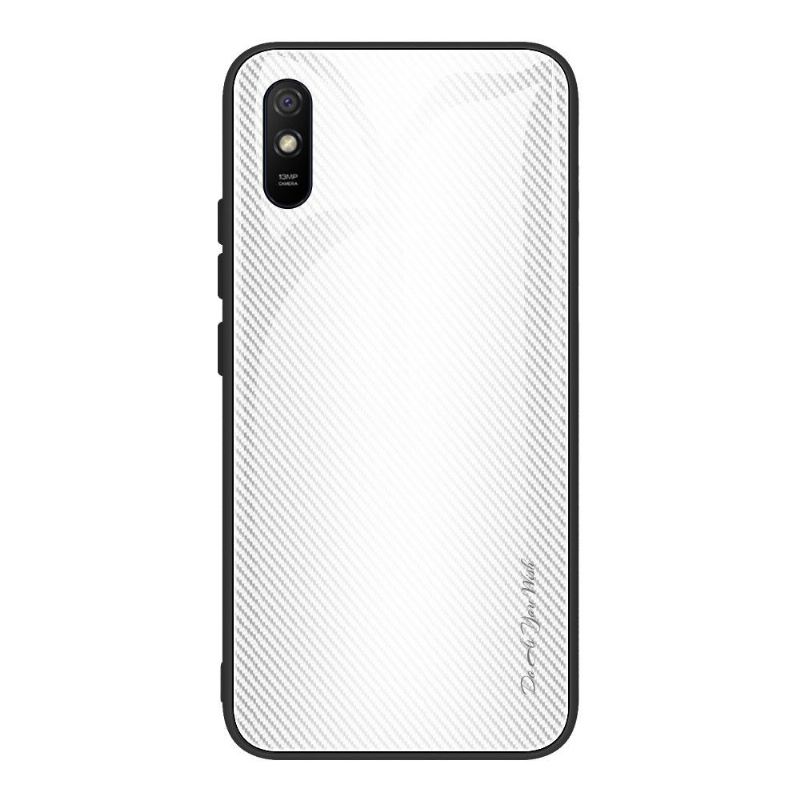 Handyhülle Für Xiaomi Redmi 9A Karbonglas-rückseite