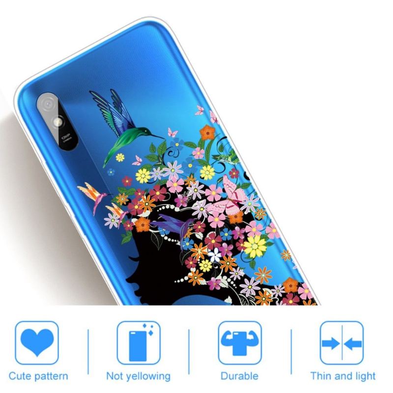 Hülle Für Xiaomi Redmi 9A Kolibri-blume