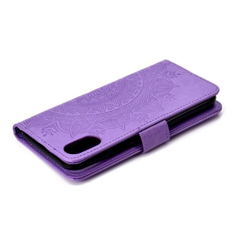 Lederhüllen Für Xiaomi Redmi 9A Anti-Sturz Relief-mandala