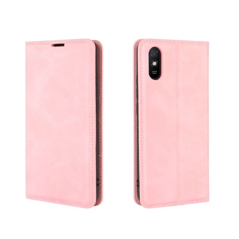 Lederhüllen Für Xiaomi Redmi 9A Business-retro - Rosa