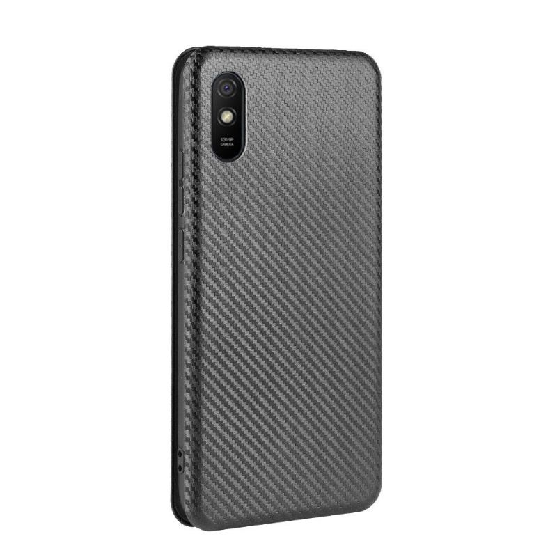 Lederhüllen Für Xiaomi Redmi 9A Kohlefaser-effekt