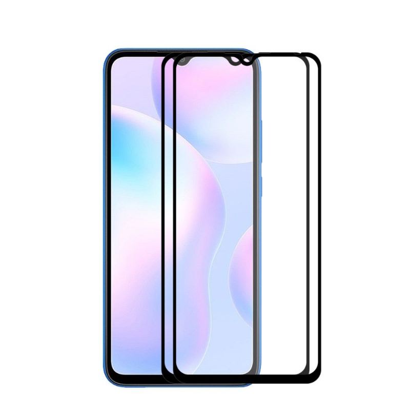 Packung Mit 2 Gehärteten Glasfolien In Voller Größe Für Xiaomi Redmi 9A