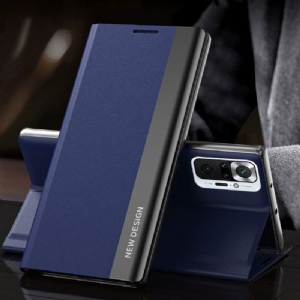 Case Für Xiaomi Redmi Note 10 Pro Business Effet Cuir Magnet