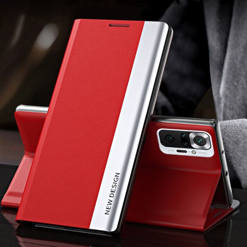 Case Für Xiaomi Redmi Note 10 Pro Business Effet Cuir Magnet