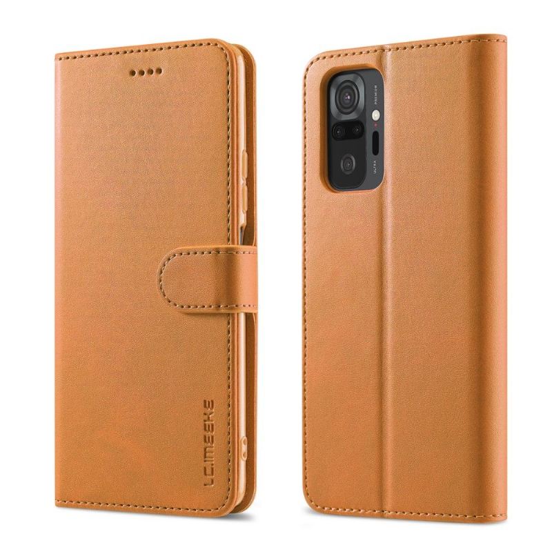 Case Für Xiaomi Redmi Note 10 Pro Flip Case Effet Cuir Lc.imeeke