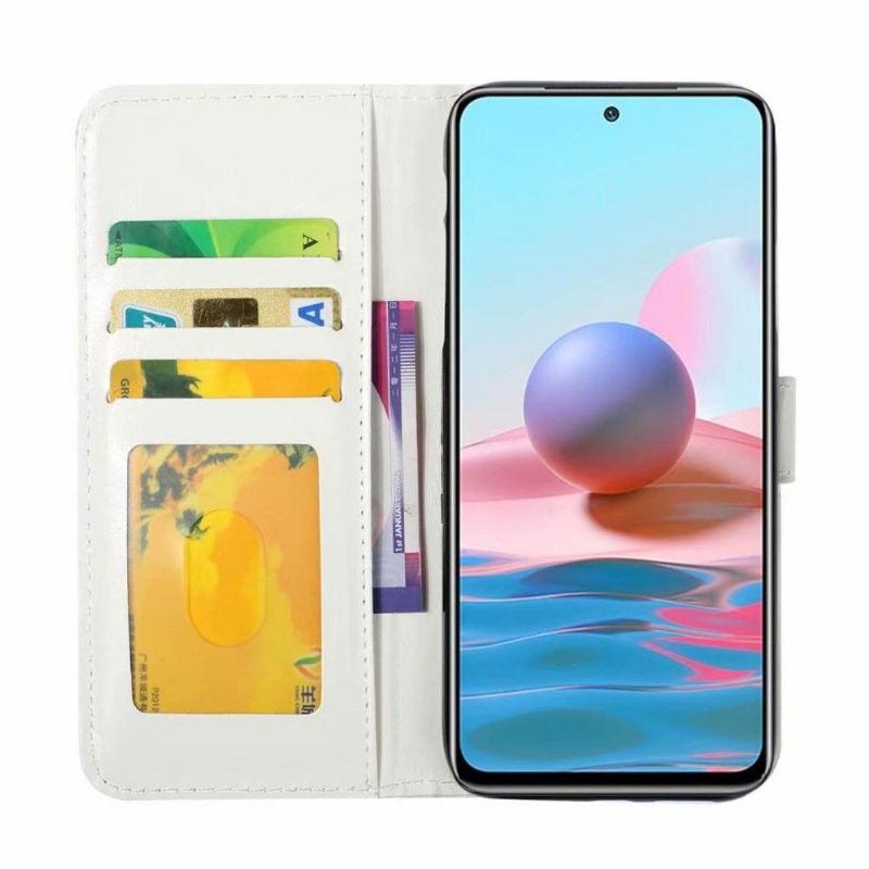 Flip Case Für Xiaomi Redmi Note 10 Pro Goldener Schmetterling