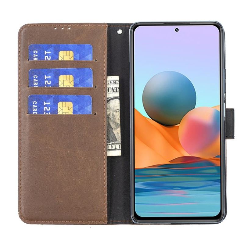 Flip Case Für Xiaomi Redmi Note 10 Pro Simili Cuir Rétro