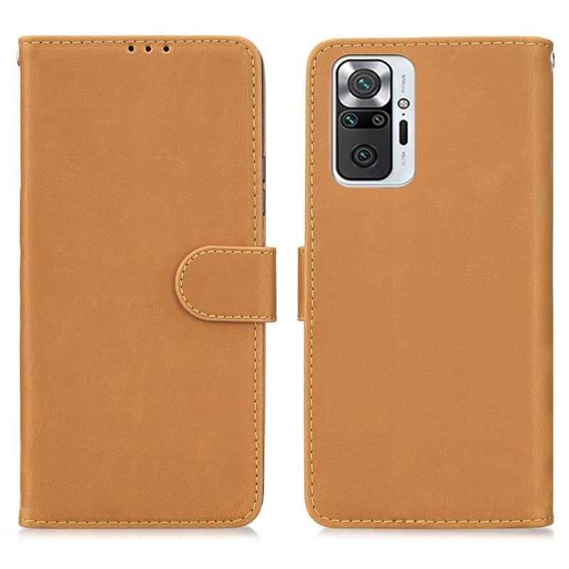 Flip Case Für Xiaomi Redmi Note 10 Pro Simili Cuir Rétro