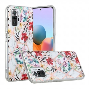 Handyhülle Für Xiaomi Redmi Note 10 Pro Silikon - Exotische Blumen