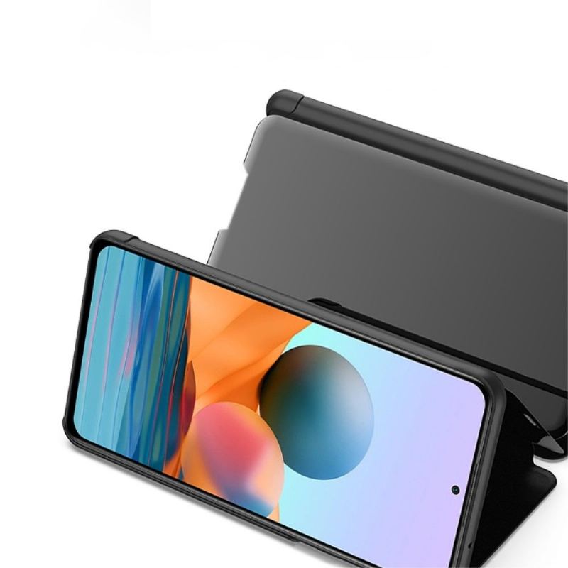 Hülle Für Xiaomi Redmi Note 10 Pro Flip Case Spiegeleffekt