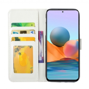 Lederhüllen Für Xiaomi Redmi Note 10 Pro Anti-Sturz Ananas Rose