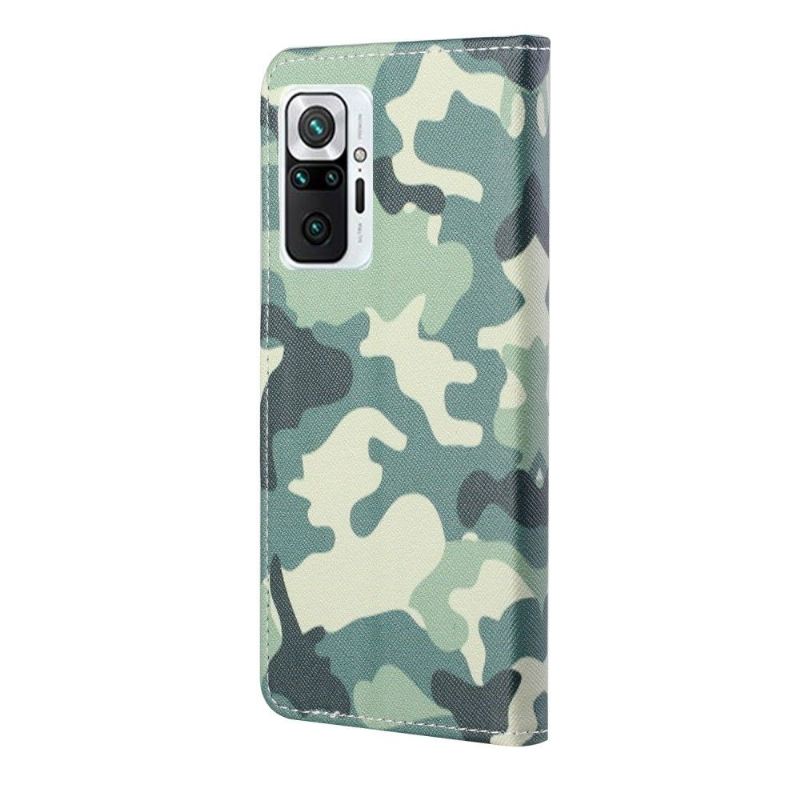 Lederhüllen Für Xiaomi Redmi Note 10 Pro Schutzhülle Camouflage Militaire