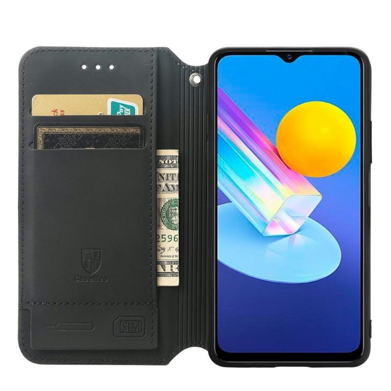 Flip Case Für Vivo Y72 5G Farbige Wabe