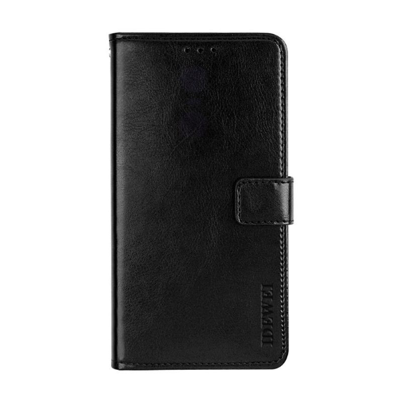 Lederhüllen Für Vivo Y72 5G Flip Case Idewei Folio Lederoptik