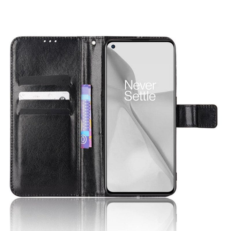 Flip Case Für OnePlus 10 Pro 5G Auffälliges Kunstleder