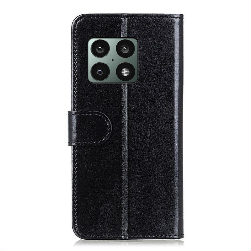 Flip Case Für OnePlus 10 Pro 5G Gefrorene Finesse