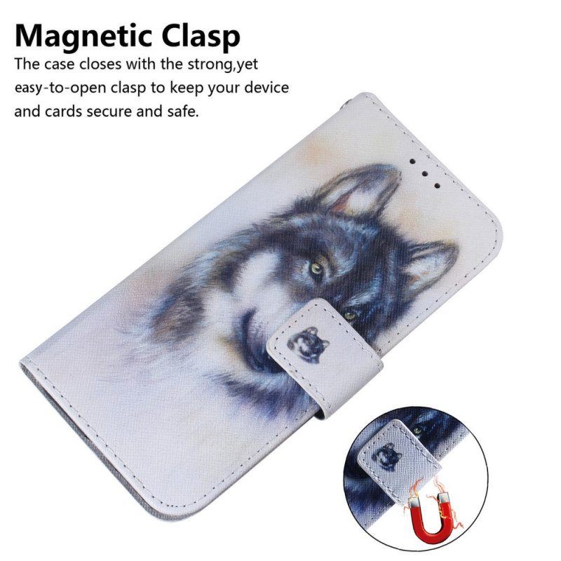 Flip Case Für OnePlus 10 Pro 5G Hunde-look